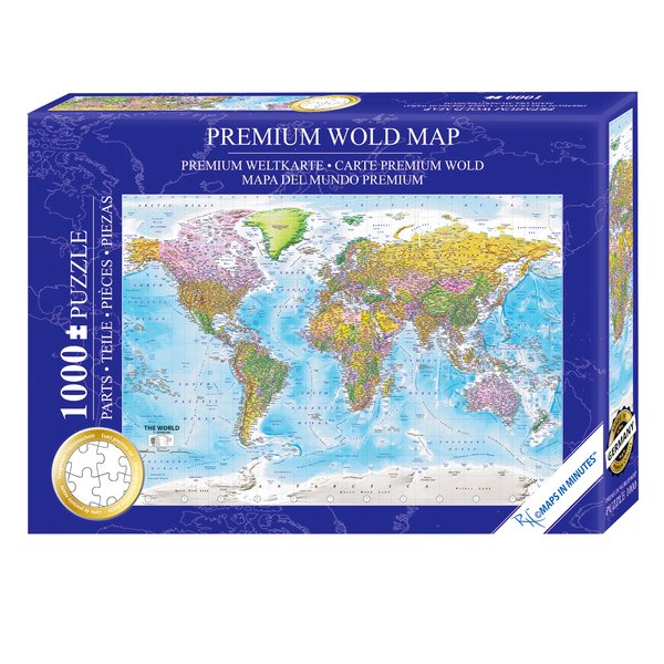 World map puzzle 1000 pieces