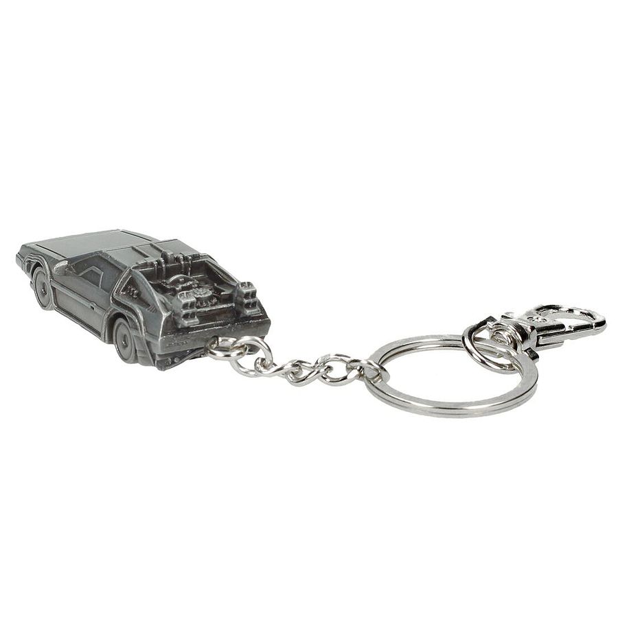 Back to the Future Keyring DeLorean on Close Up